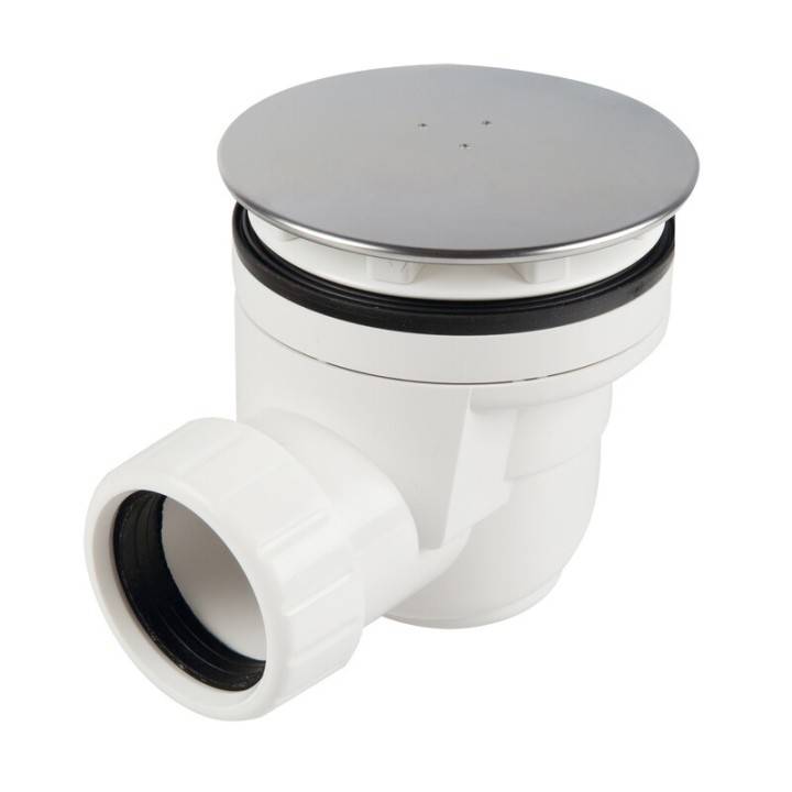 PILETTA SIFOIDE DOCCIA D 60MM COPERCHIO INOX 90MM
