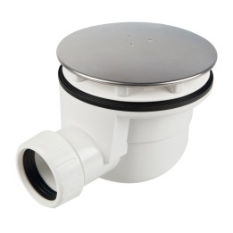 PILETTA SIFOIDE DOCCIA D 90MM COPERCHIO INOX 120MM