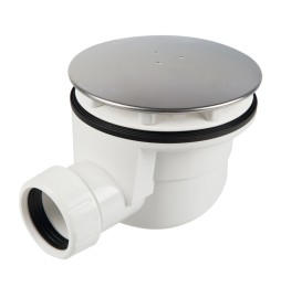 PILETTA SIFOIDE DOCCIA D 90MM COPERCHIO INOX 120MM