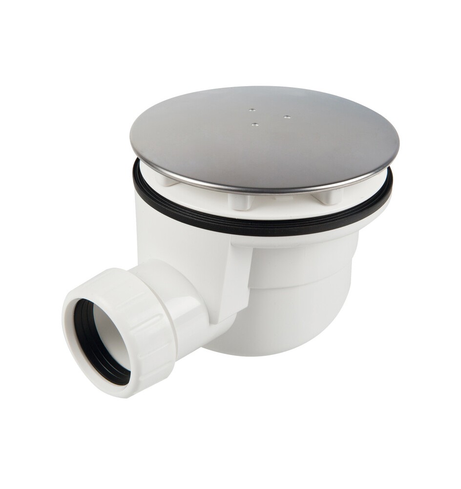 PILETTA SIFOIDE DOCCIA D 90MM COPERCHIO INOX 120MM