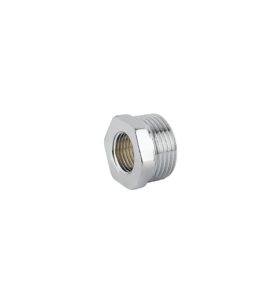 RIDUZIONE ESAGONALE MF OTTONE CROMO 3/4" x 1/4"