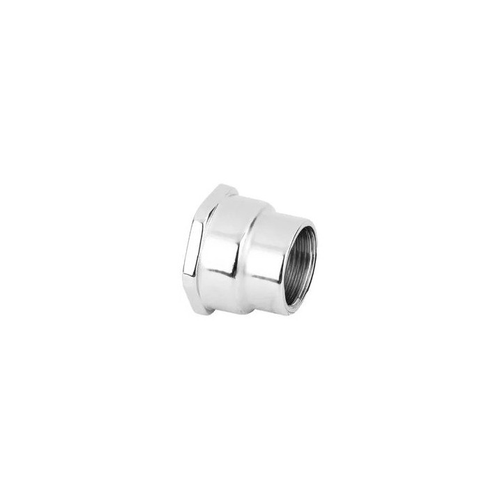 MANICOTTO RIDOTTO FF OTTONE CROMO 1/2 x 3/4