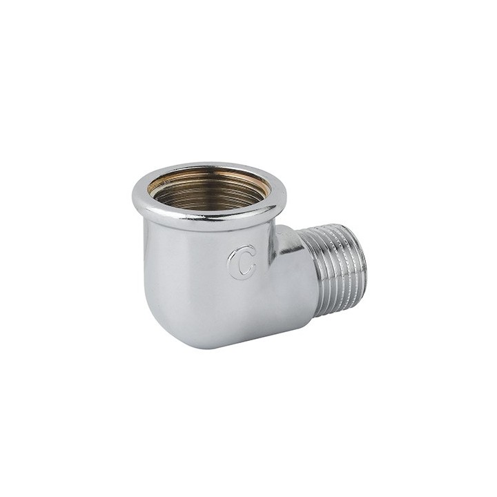 GOMITO RIDOTTO FM OTTONE CROMO 1" x 1/2