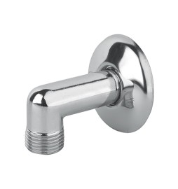 GOMITO MM 1/2 CON ROSONE OTTONE CROMO 1/2