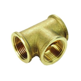 IDRAULICA-TEE 130 OTTONE GIALLO D 1/2