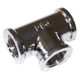 IDRAULICA-TEE 130 OTTONE CROMATO D 1/2