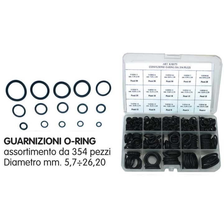CASSETTA O-RING MISTA 354 PZ
