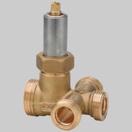 VALVOLA TRE USCITE PER CASSETTA DA INCASSO GAS - 1" ingresso 3/4 uscita dn 15