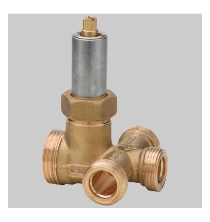 VALVOLA TRE USCITE PER CASSETTA DA INCASSO GAS - 1" ingresso 3/4 uscita dn 15