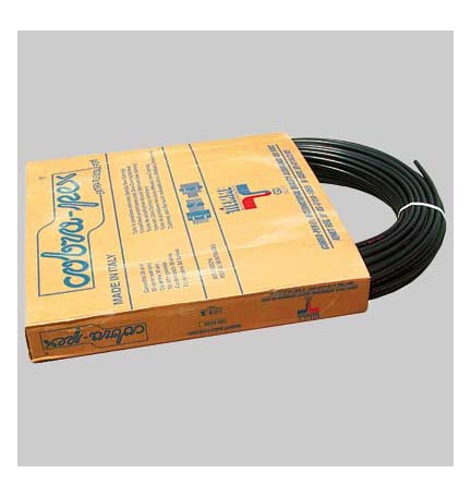 TUBO IN POLIETILENE RETICOLATO COBRA-PEX NERO - 18 x 2,5