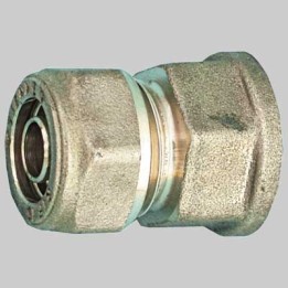 RACCORDO DIRITTO FEMMINA PER TUBO COBRA-PEX - 3/4 x 22 S. 3