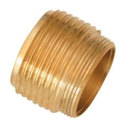 RACCORDO OTTONE FILETTATO 24X1 MAS 3/4 MAS 22X1 FEM