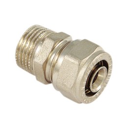 RACCORDO DIRITTO MASCHIO 16X1/2 P/MULTISTR