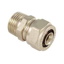 RACCORDO DIRITTO MASCHIO 20X1/2 P/MULTISTR