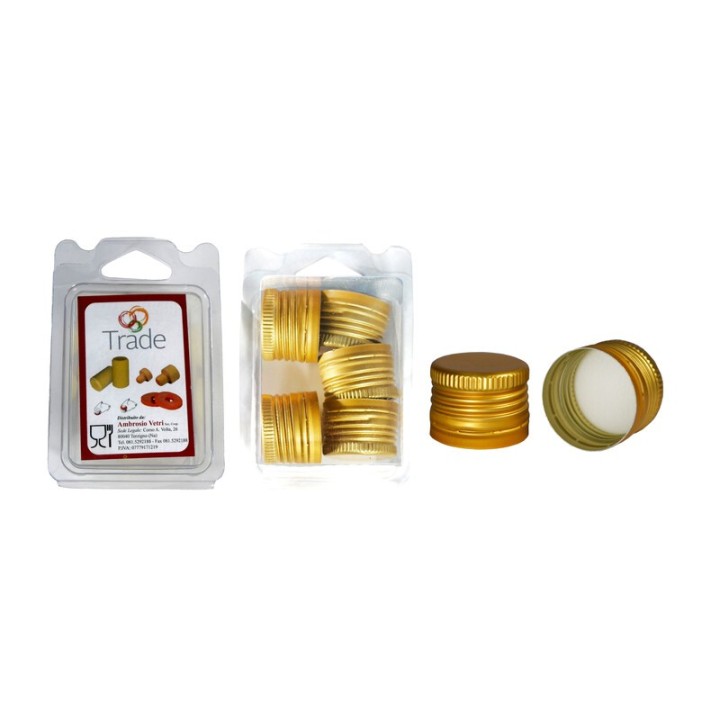 TAPPO A VITE P/DAMA NUDA D 35X18 MM 5 PZ