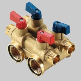COLLETTORE TOTEM CALDO-FREDDO TIEMME - 3/4 2x2