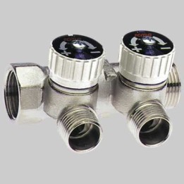 COLLETTORE LINEARE CON RUBINETTI ICMA 2 - 1"x1/2 3 Vie