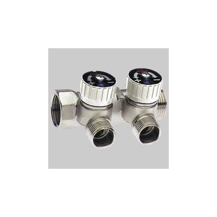 COLLETTORE LINEARE CON RUBINETTI ICMA 2 - 1"x1/2 3 Vie