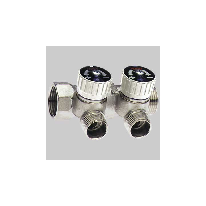 COLLETTORE LINEARE CON RUBINETTI ICMA 3 - 3/4x(24x1,5) 2 Vie