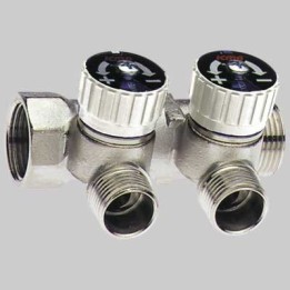 COLLETTORE LINEARE CON RUBINETTI ICMA 4 - 1"x(24x1,5) 3 Vie