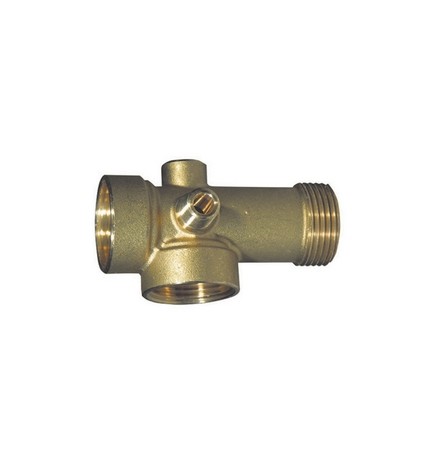 RACCORDO IN OTTONE A 5 VIE PROLUNGATO H. 91 mm.