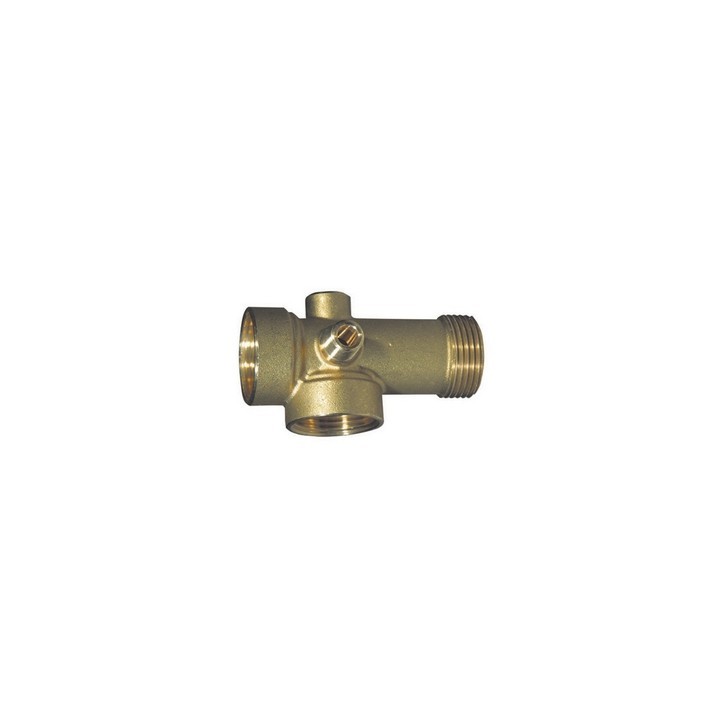 RACCORDO IN OTTONE A 5 VIE PROLUNGATO H. 91 mm.