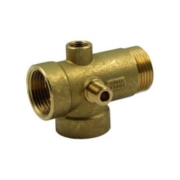 RACCORDO IN OTTONE 5 VIE 1" 1" x 82