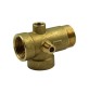 RACCORDO IN OTTONE 5 VIE 1" 1" x 82