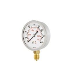 MANOMETRO ATTACCO RADIALE DM 50 - 1/4" 16 bar