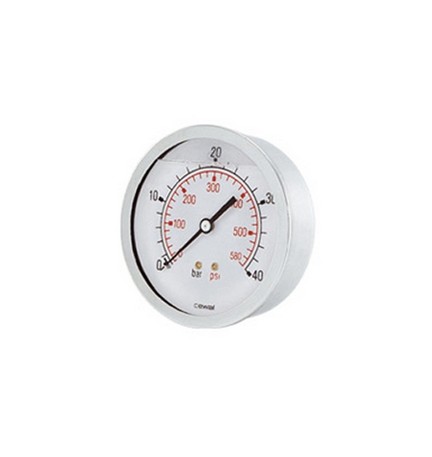 MANOMETRO ATTACCO POSTERIORE DM 50 - 1/4" 16 bar
