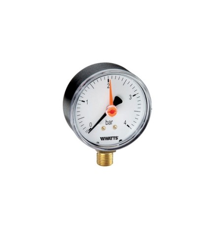 MANOMETRO AD ATTACCO RADIALE M1-ABS M1-ABS 80 6 bar G3/8B