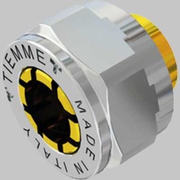 ADATTATORE CROMATO PER TUBO RAME - DM 14 - 24x19