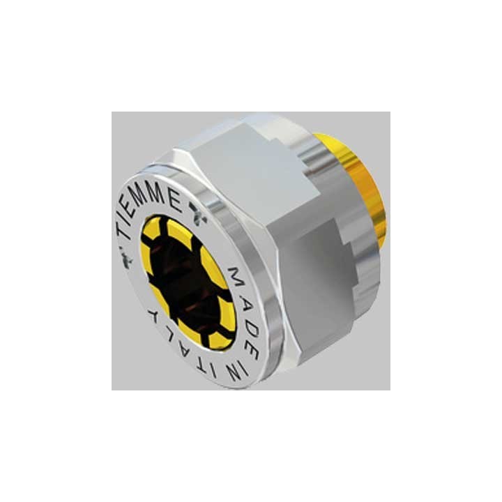 ADATTATORE CROMATO PER TUBO RAME - DM 16 - 24x19
