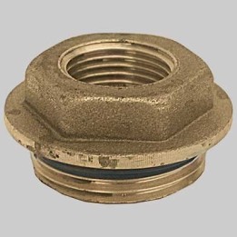 TAPPO MASCHIO CON FORO FILETTATO E O-RING - 3/4 x 1/2