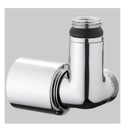 VALVOLA DAFNE TERMOSTATICA AD ANGOLO DX CROMO - 1/2 - 24 x 1.5