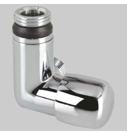 DETENTORE DAFNE AD ANGOLO SX CROMO - 1/2 - 24 x 1.5