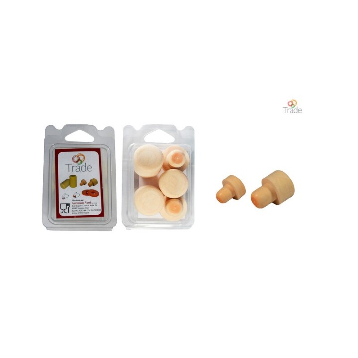 TAPPO FUNGO SINTETICO D 12 MM 5 PEZZI