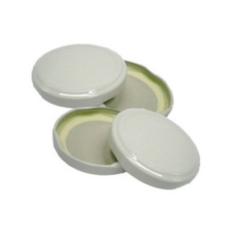 TAPPO P/BARATTOLO D 63 MM 100 PZ BIANCO