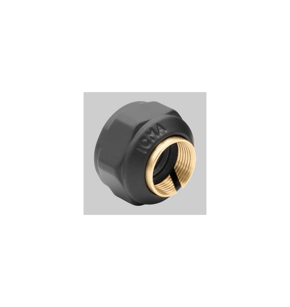 ADATTATORE RAME CALOTTA NERO OPACO - Ø 14 - 24x1,5
