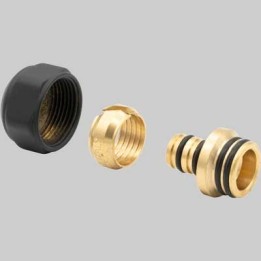 ADATTATORE MULTISTRATO CALOTTA NERO OPACO - 16x2 - 24x1,5