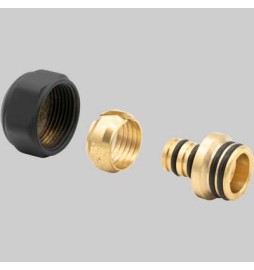 ADATTATORE MULTISTRATO CALOTTA NERO OPACO - 16x2 - 24x1,5