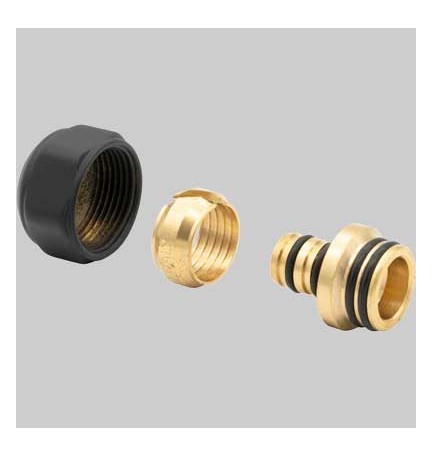 ADATTATORE MULTISTRATO CALOTTA NERO OPACO - 16x2 - 24x1,5