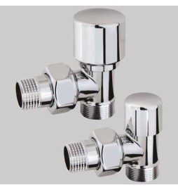 COPPIA VALVOLA E DETENTORE MINI ARREDA - Nero 1/2 x 24 - 19