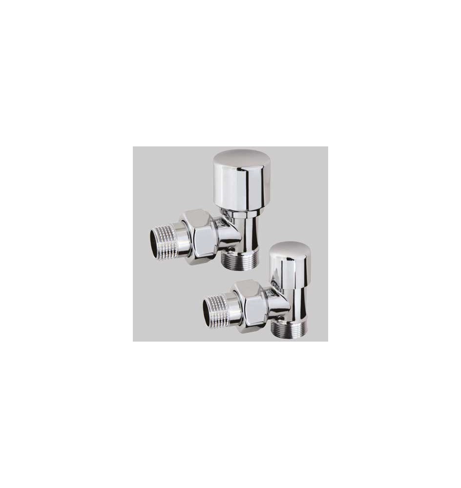 COPPIA VALVOLA E DETENTORE MINI ARREDA - Nero 1/2 x 24 - 19