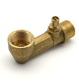 PIPA OTTONE PER ALIMENTATORE ARIA - MINI -