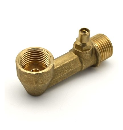 PIPA OTTONE PER ALIMENTATORE ARIA - MINI -