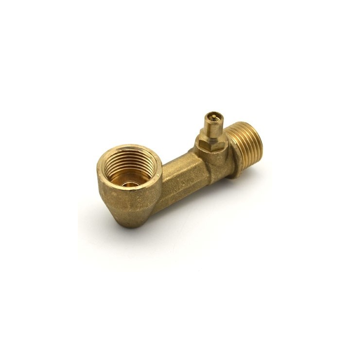 PIPA OTTONE PER ALIMENTATORE ARIA - MINI -