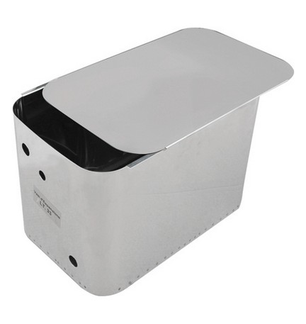 VASO DI ESPANSIONE APERTO IN ACCIAIO INOX lt. 30