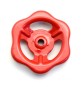 VOLANTINO IN LAMIERA VERNICIATA PER RUBINETTO IDRANTE DN 45 1”1/4 - 1”1/2