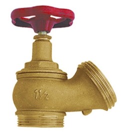 RUBINETTO IDRANTE PER MURO 1"1/2 x UNI 45